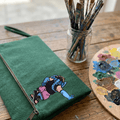 Doodled Krista Foldable Clutch Bag - DOG D Originals