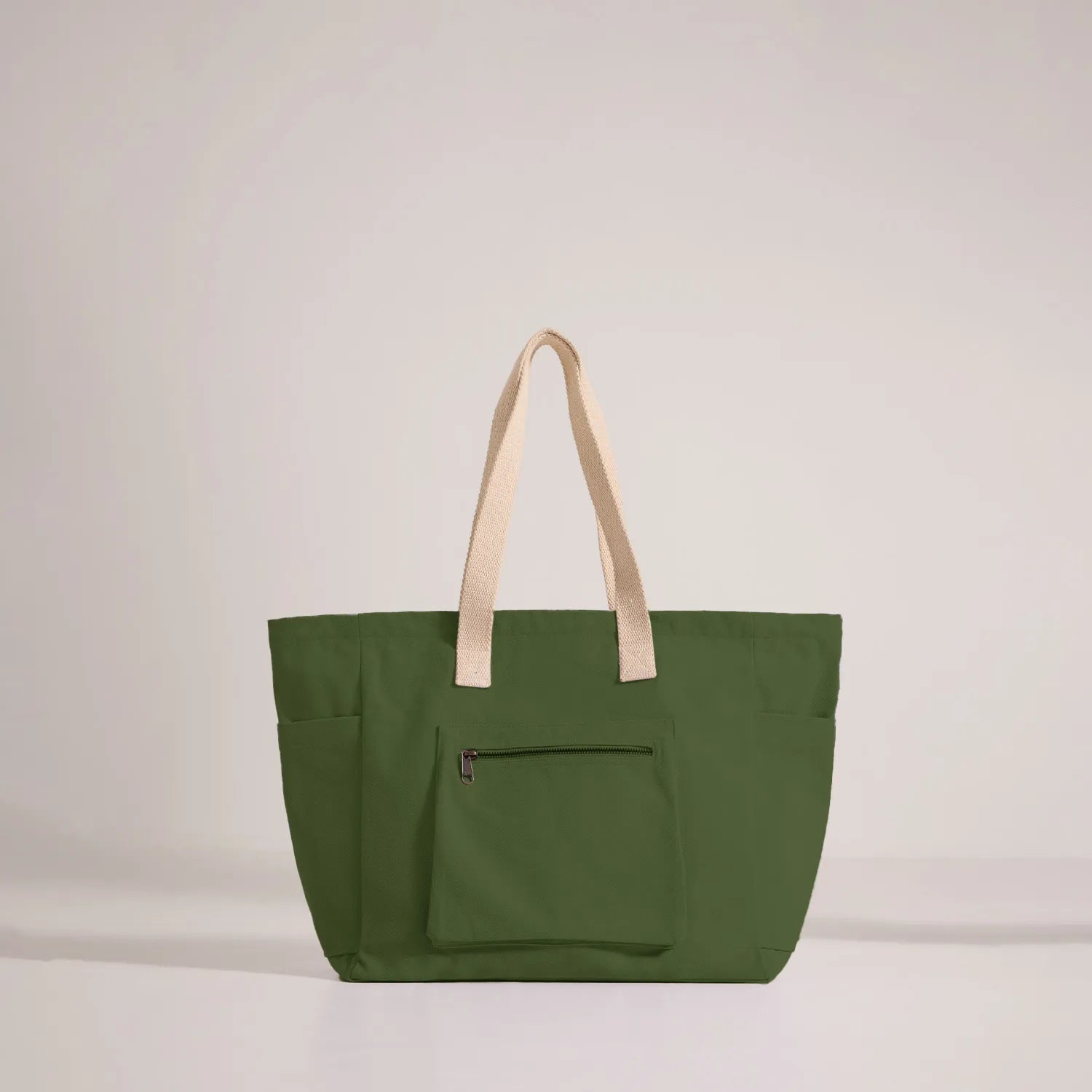 Military Green Or-He Canvas Tote Bag for Women