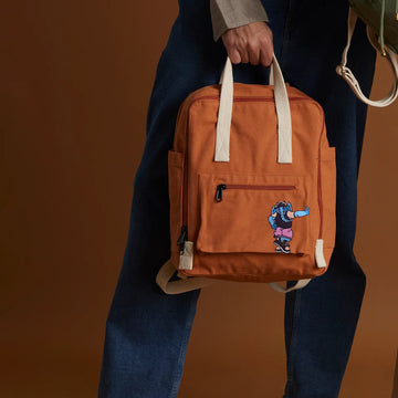 Doodled Iram Square Backpack