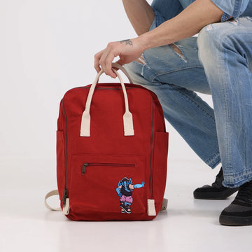 Doodled Aki Laptop Backpack