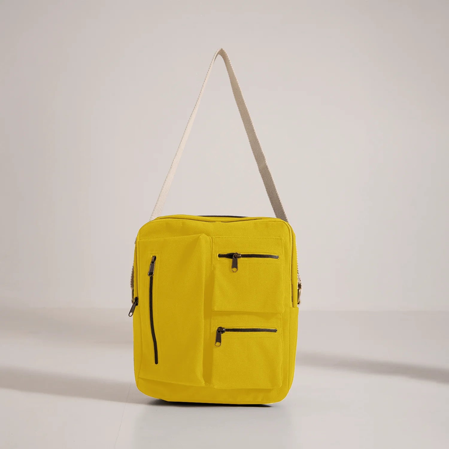 Mustard Yellow DOG D Originals Ah-Lia Canvas Messenger Bag