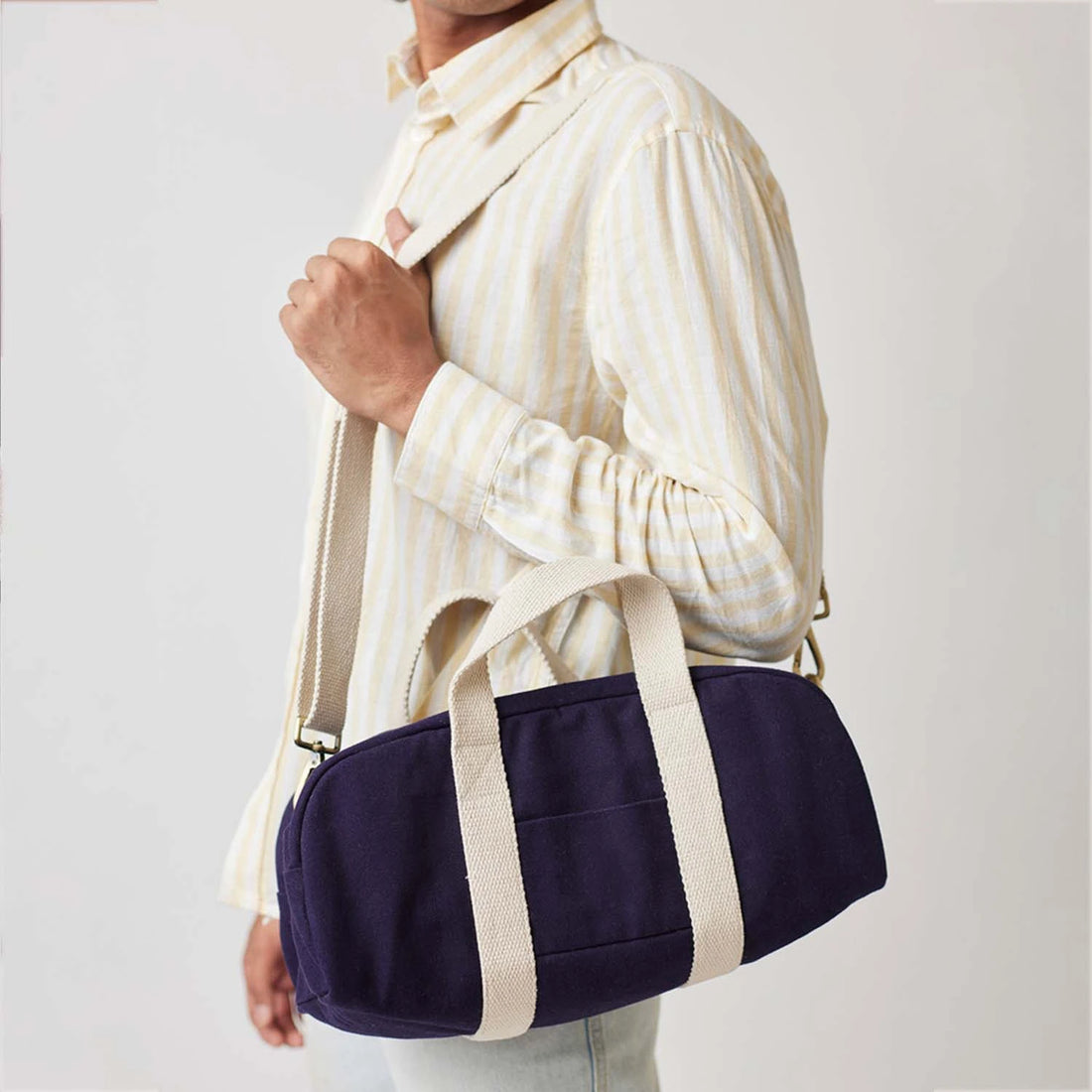 Mini Baba Bowler Bag in sleek with a compact design.