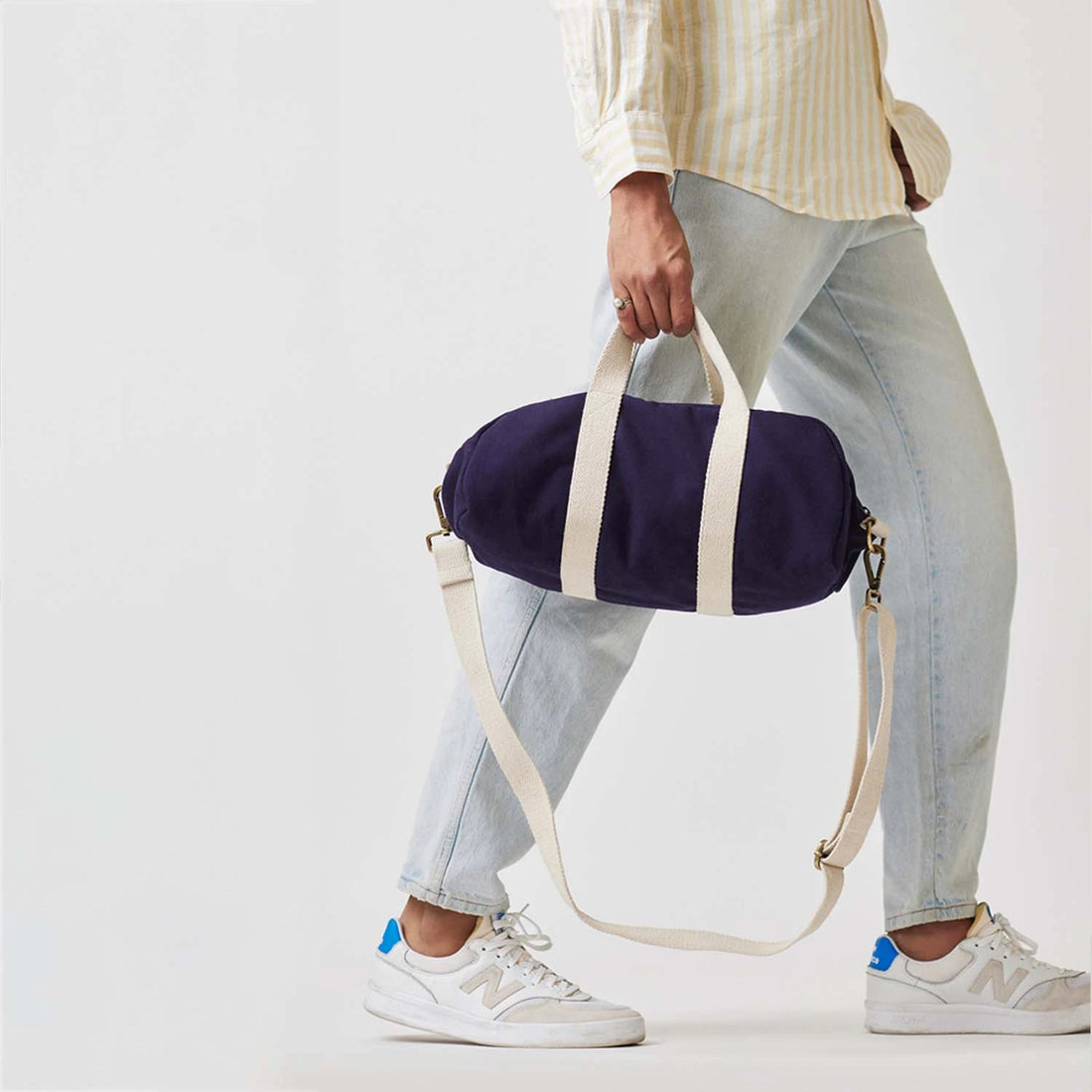 Mini Baba Bowler Bag in sleek with a compact design.