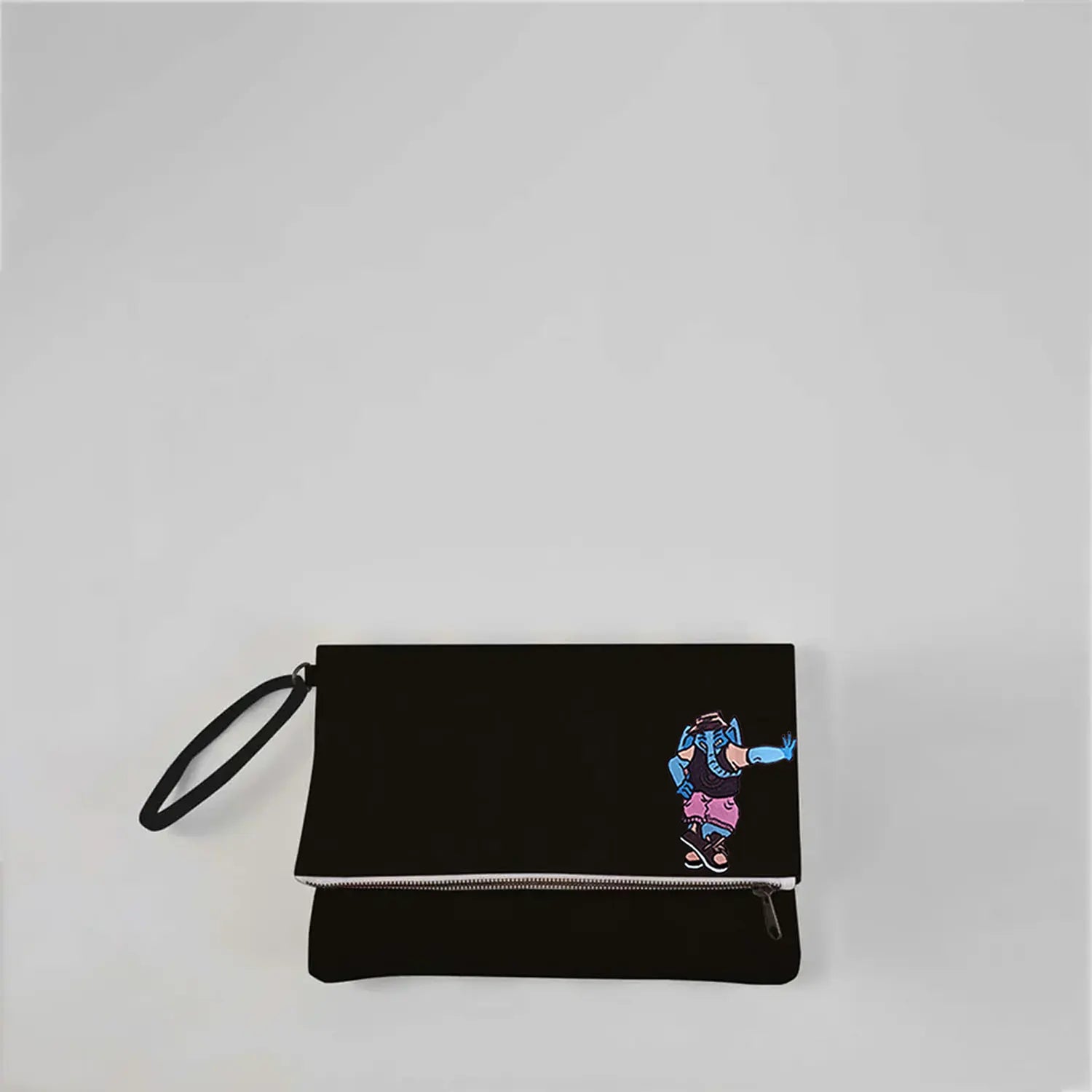 Doodled Krista Foldable Clutch Bag - DOG D Originals