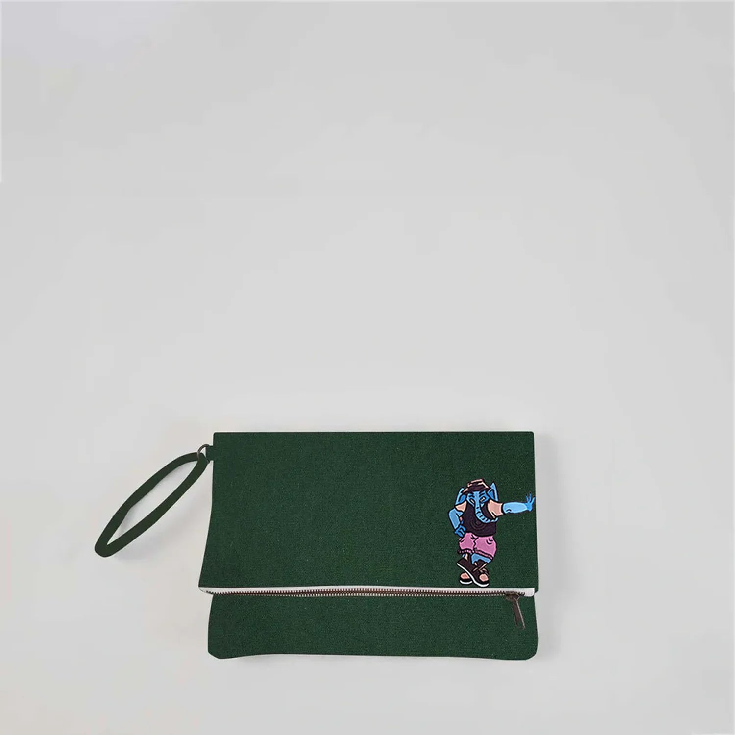 Doodled Krista Foldable Clutch Bag - DOG D Originals