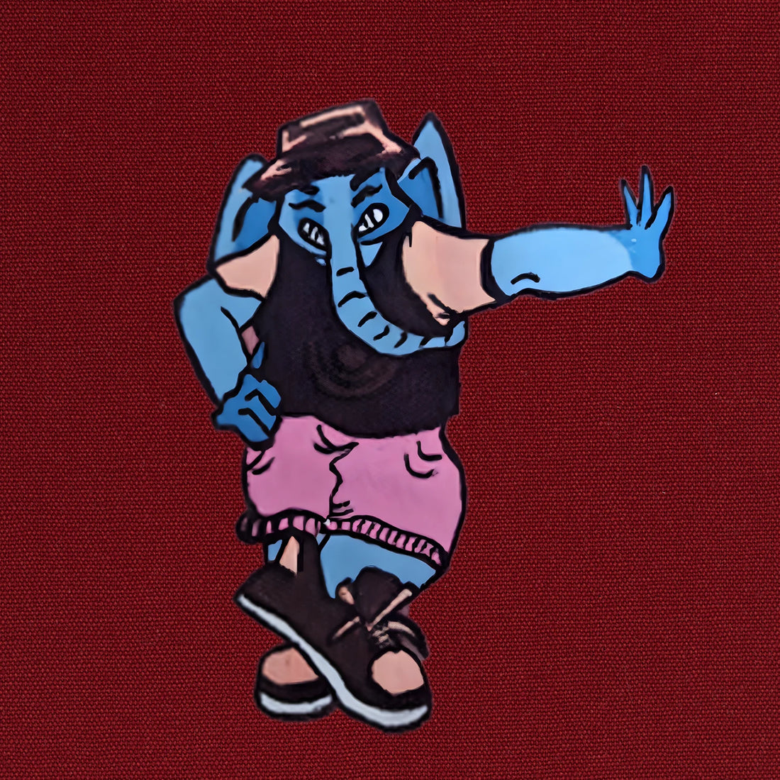 Doodled Aki Laptop Backpack