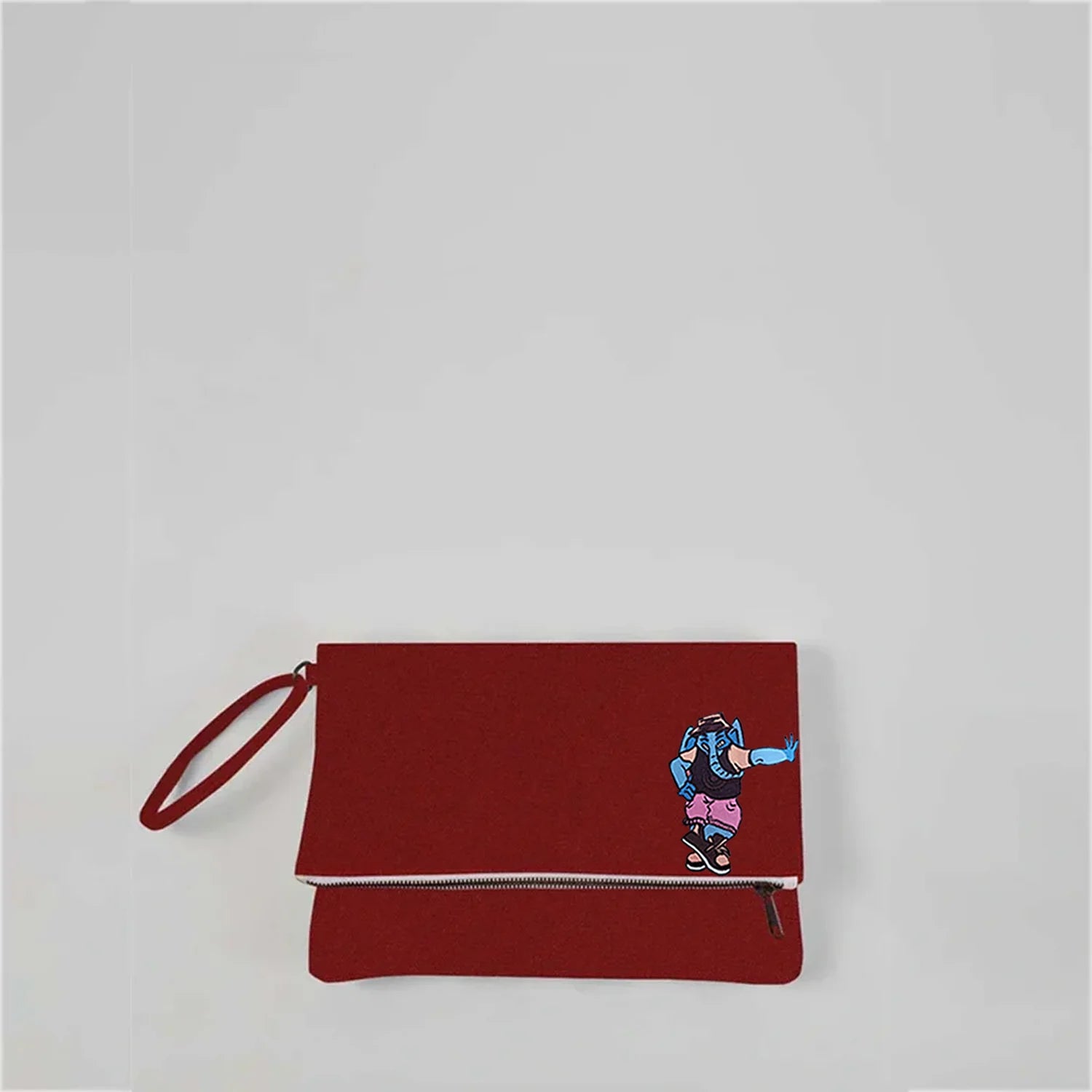 Doodled Krista Foldable Clutch Bag - DOG D Originals