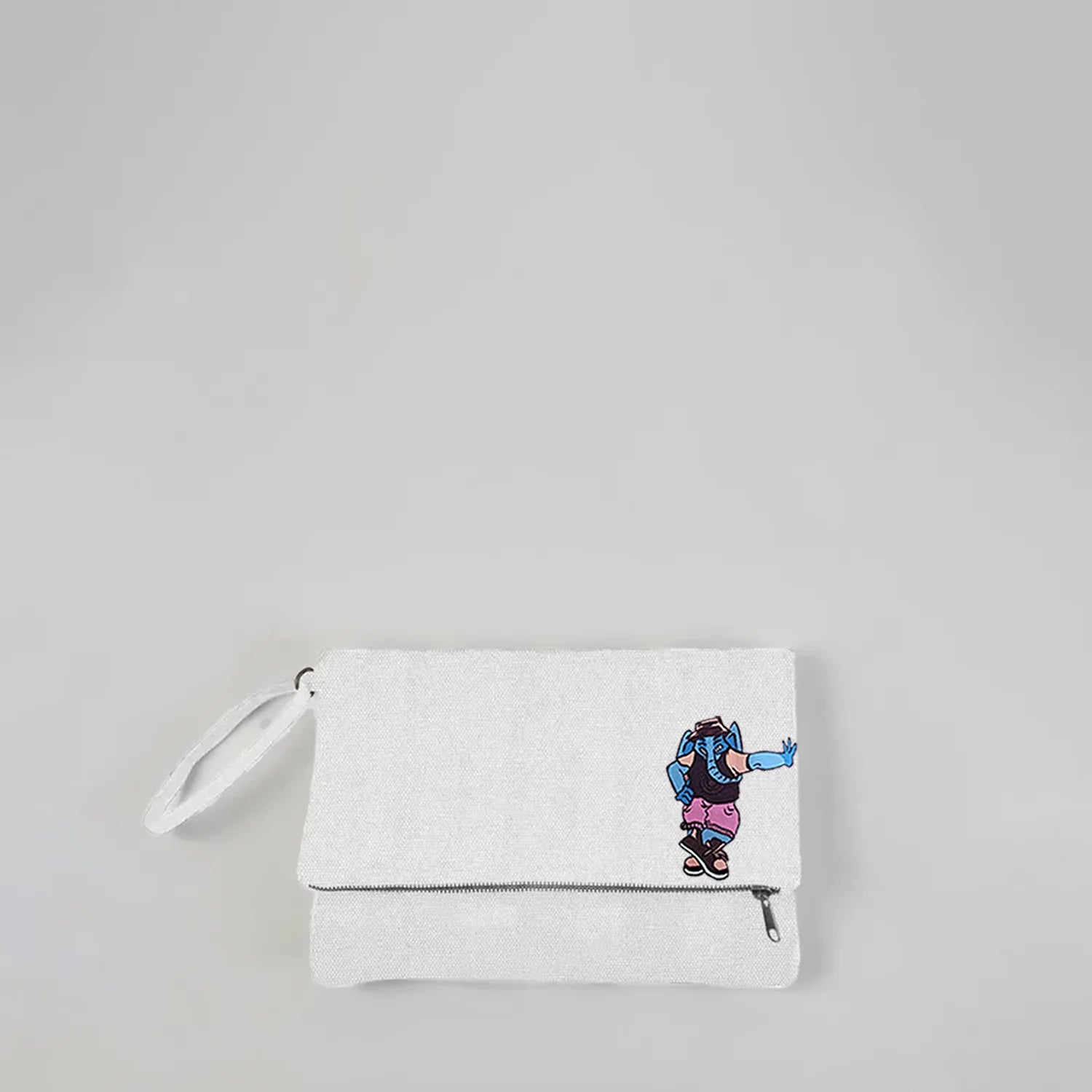 Doodled Krista Foldable Clutch Bag - DOG D Originals