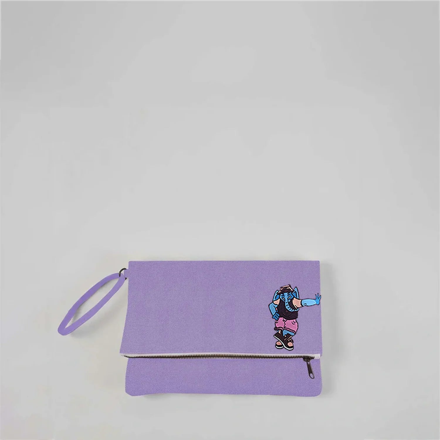 Doodled Krista Foldable Clutch Bag - DOG D Originals