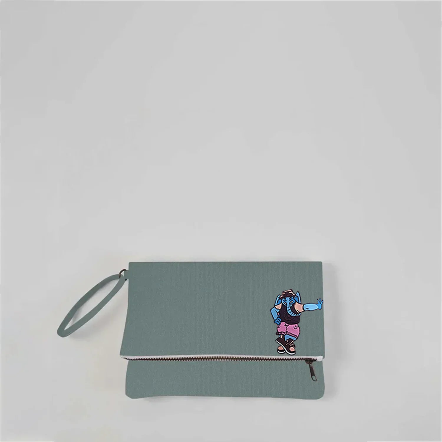 Doodled Krista Foldable Clutch Bag - DOG D Originals