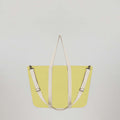Stylish Sun J Bag in cotton canvas with a top handle and adjustable crossbody strap